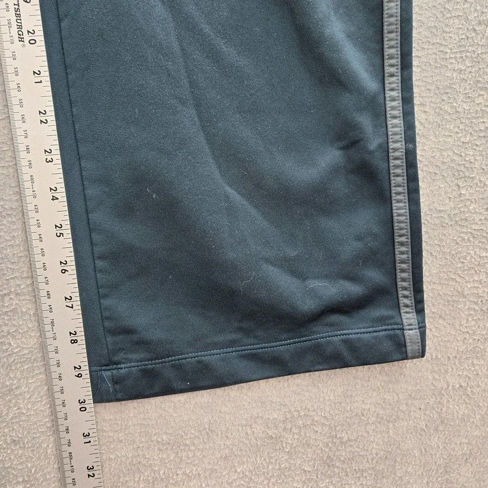 VINTAGE Adidas‎ Men Activewear Pants Medium Blue Track Logo Baggy Y2K